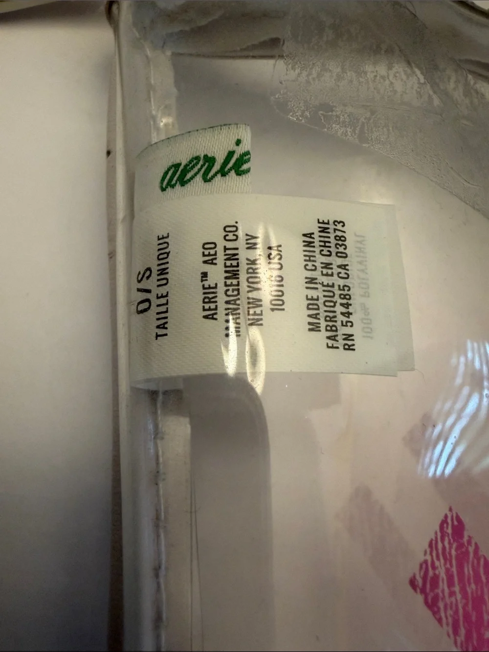 Aerie Clear Beach Pouch - Just Here for the Sun & Sand